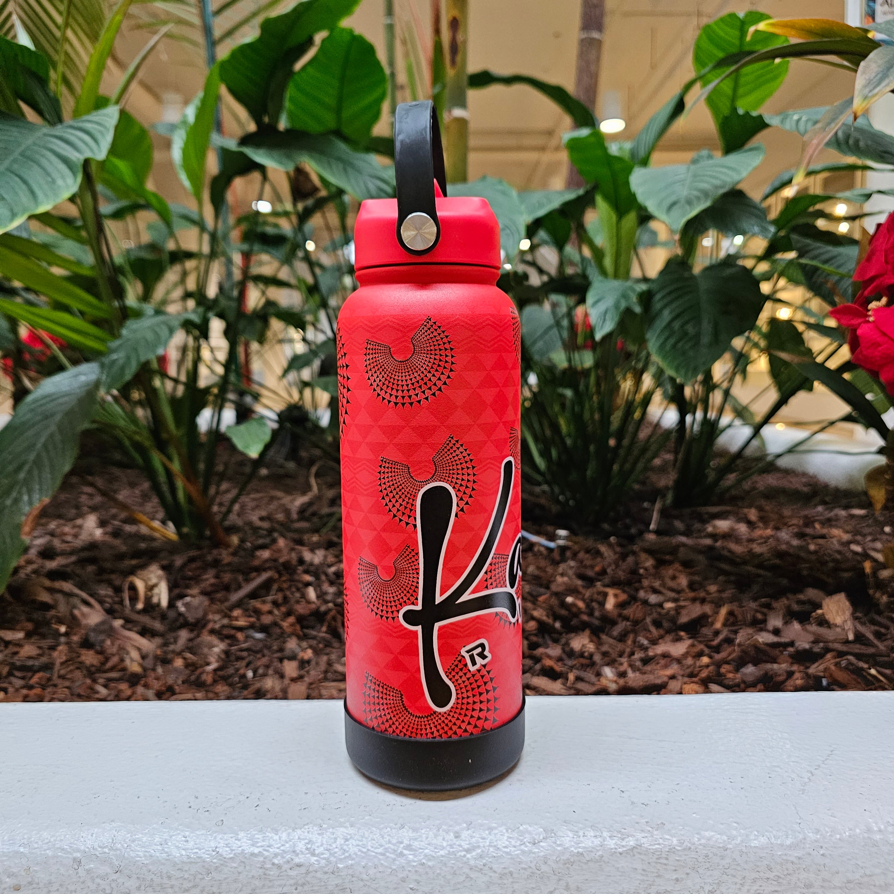 40oz Ahu'ula Kanaka Rising Printed Flask