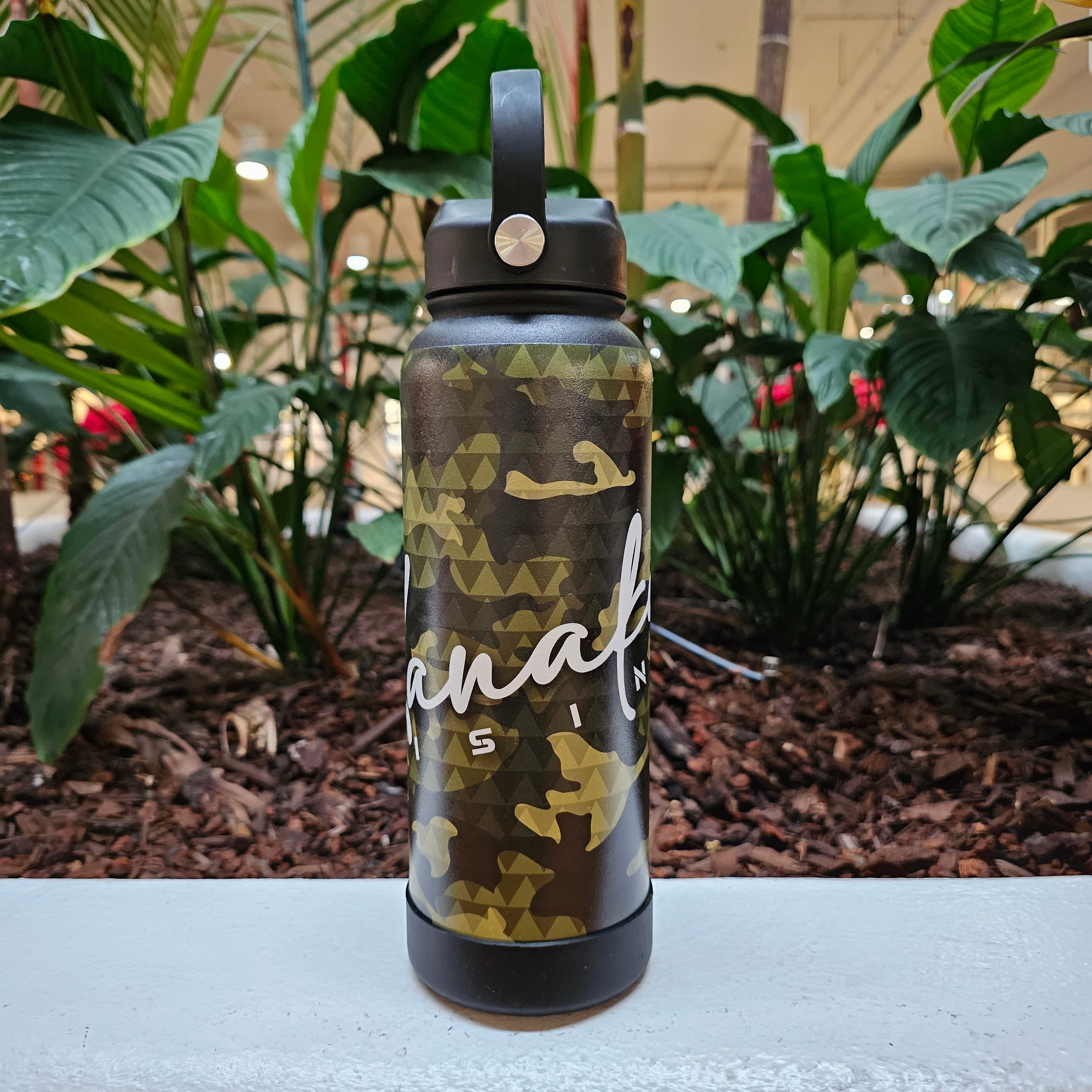 40oz Camo Printed Flask