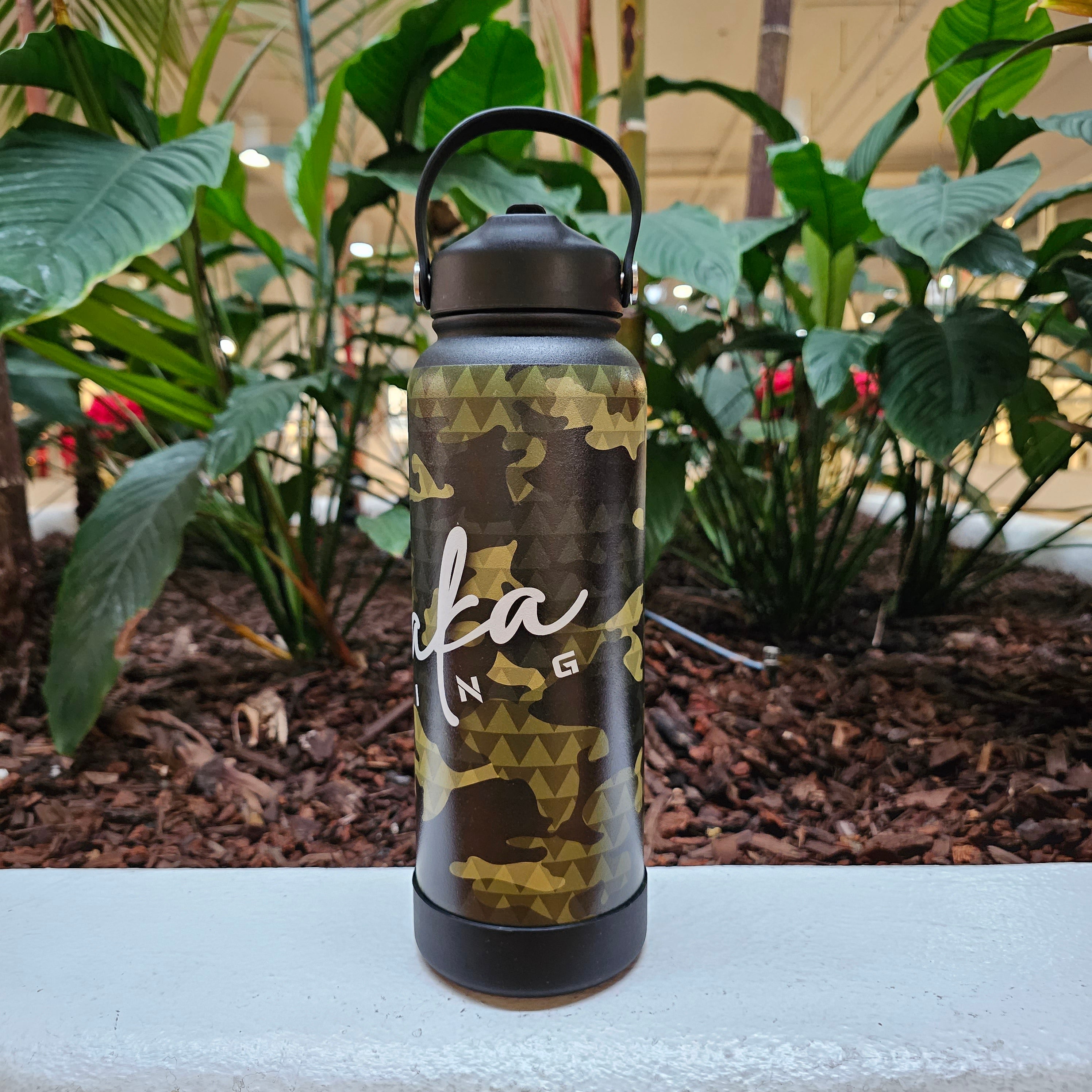 40oz Camo Printed Flask