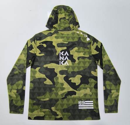 Kanaka Rising Camo Long Sleeve Hooded DriFit