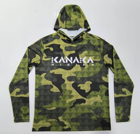 Kanaka Rising Camo Long Sleeve Hooded DriFit - Main Image
